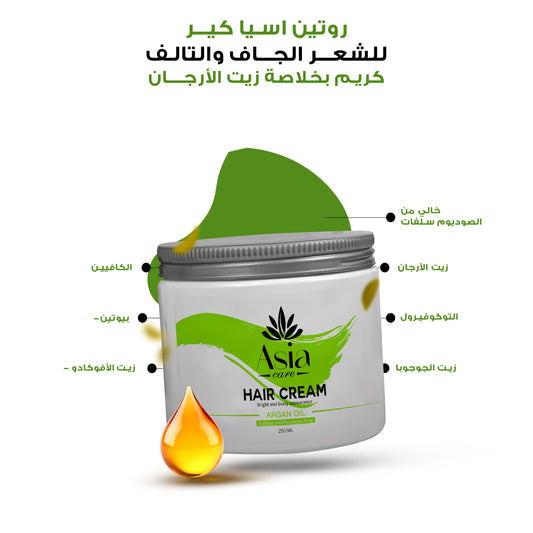 كريم الأرجان – تغذية يومية وحماية من الجفاف 250 جم